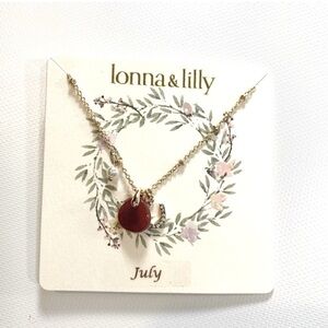 lonna & lilly | Birthstones July Ruby Necklace